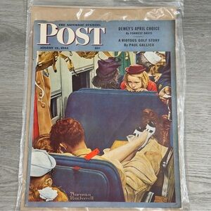 Vintage Saturday Evening Post Magazine Cover